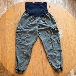 Maternity Olive Green Cargo Pants
